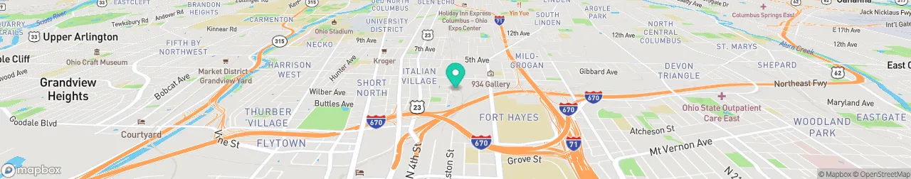 borne de recharge sur la carte