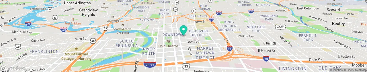 borne de recharge sur la carte