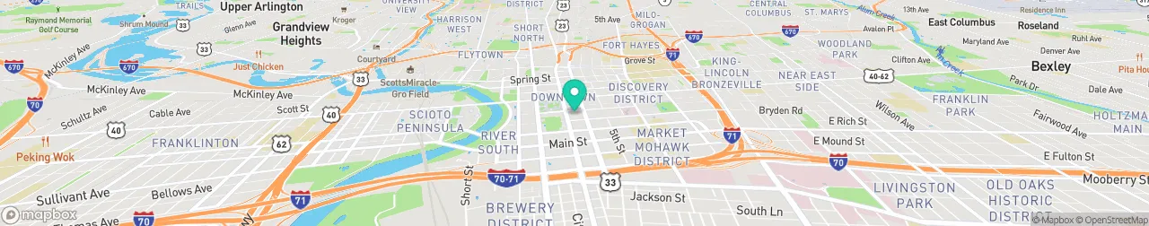 borne de recharge sur la carte