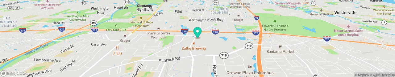 borne de recharge sur la carte