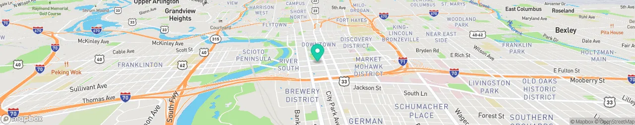 borne de recharge sur la carte