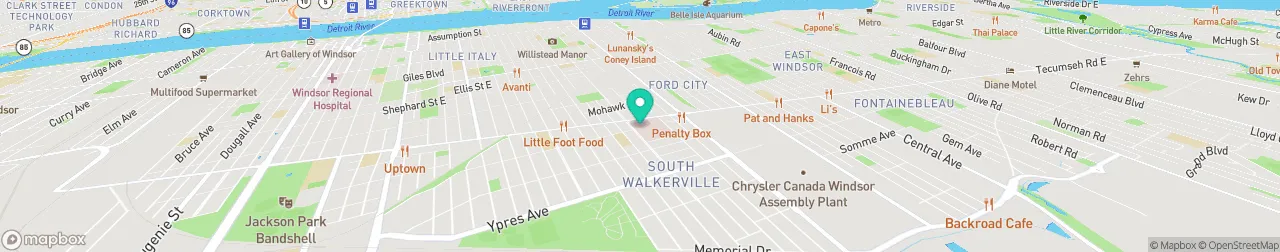 ev charging station on the map