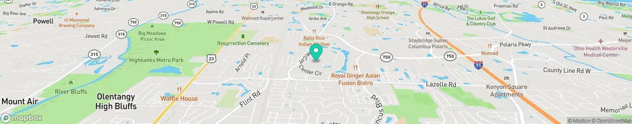 borne de recharge sur la carte