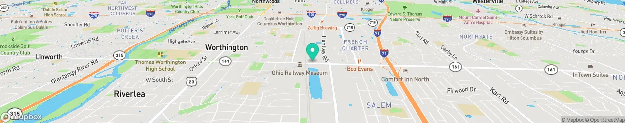 borne de recharge sur la carte