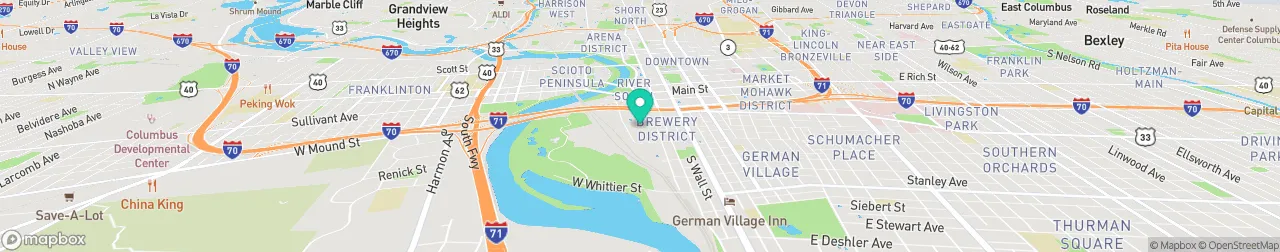 borne de recharge sur la carte