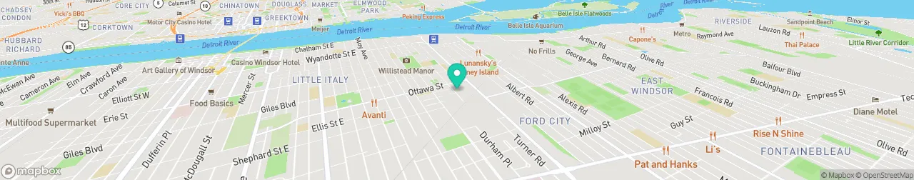 borne de recharge sur la carte