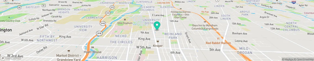 borne de recharge sur la carte