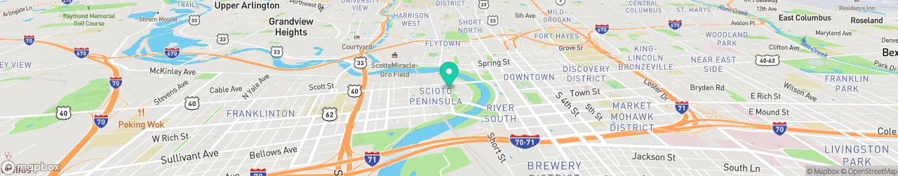 borne de recharge sur la carte