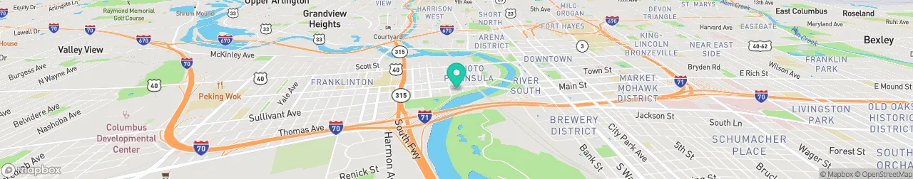 ev charging station on the map