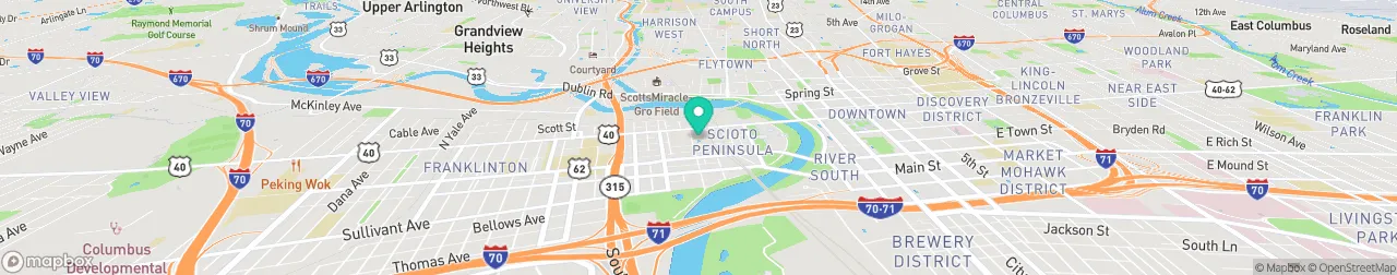 borne de recharge sur la carte