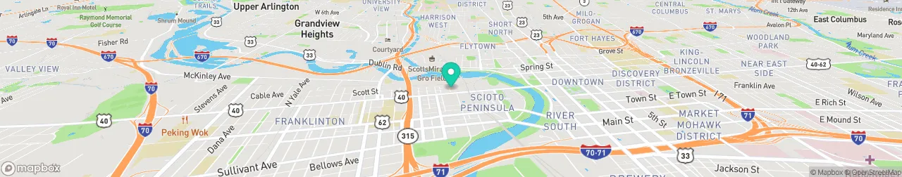 borne de recharge sur la carte