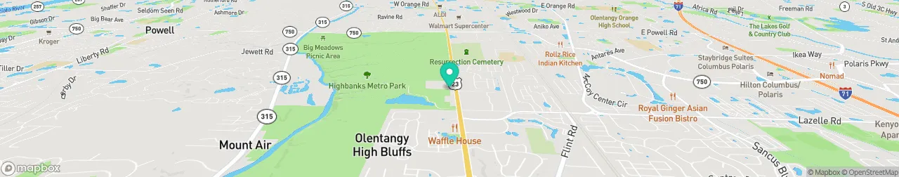 ev charging station on the map