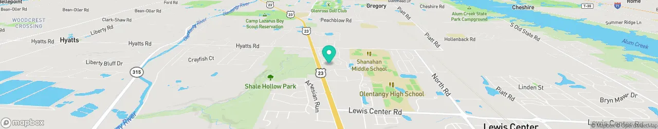 ev charging station on the map