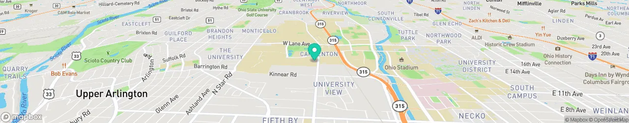 borne de recharge sur la carte