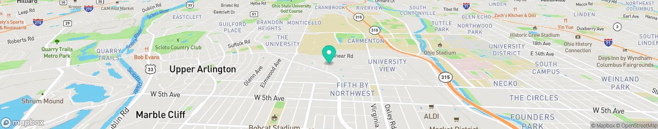 borne de recharge sur la carte