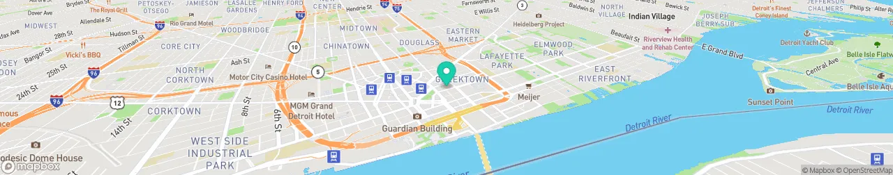 borne de recharge sur la carte