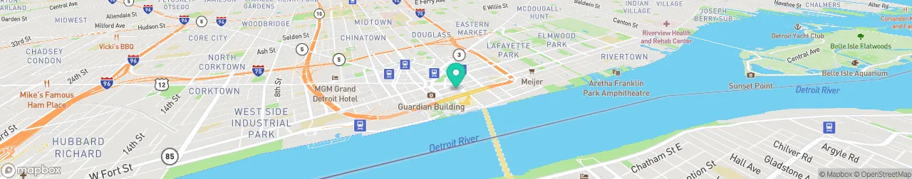 borne de recharge sur la carte