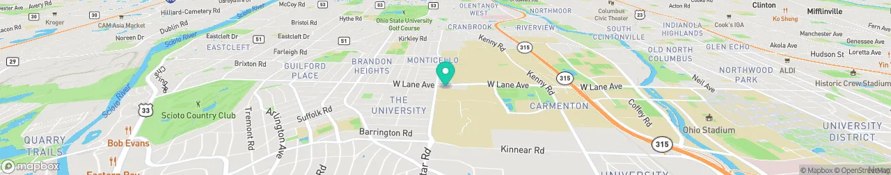 borne de recharge sur la carte