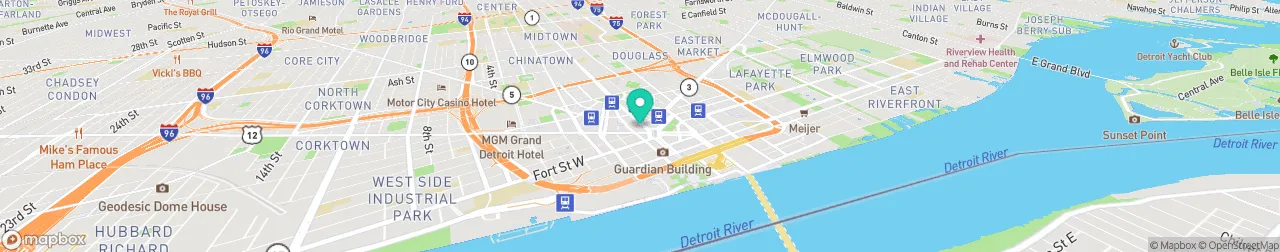 borne de recharge sur la carte