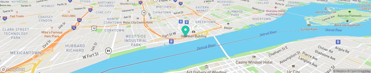 ev charging station on the map