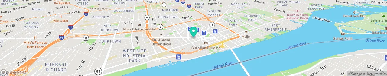 borne de recharge sur la carte