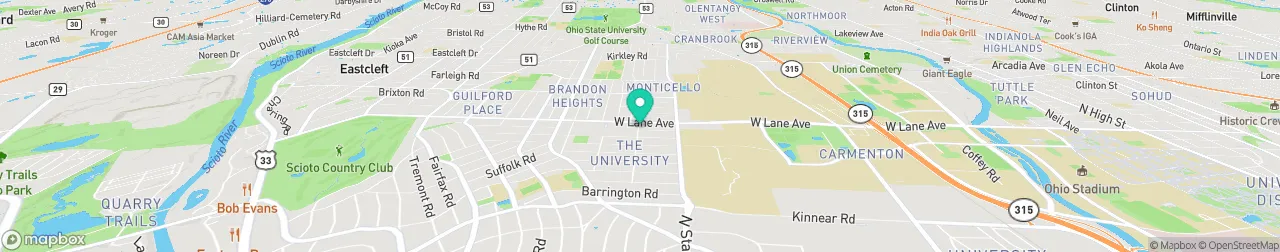 borne de recharge sur la carte