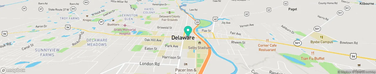 borne de recharge sur la carte