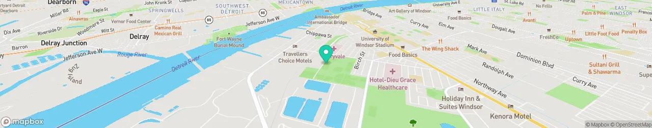 borne de recharge sur la carte