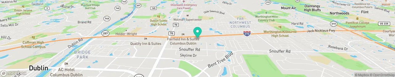 borne de recharge sur la carte