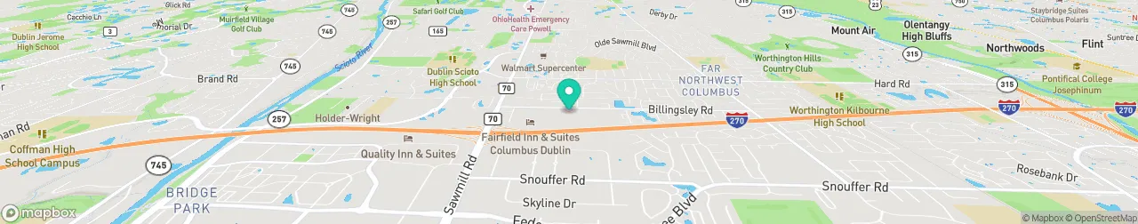 borne de recharge sur la carte