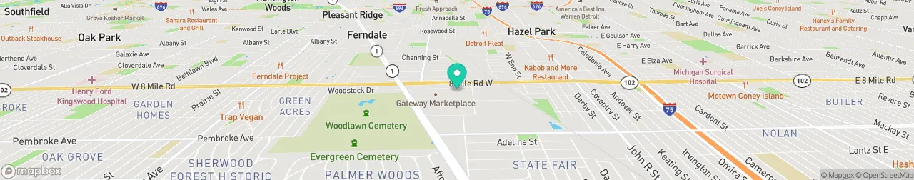 ev charging station on the map