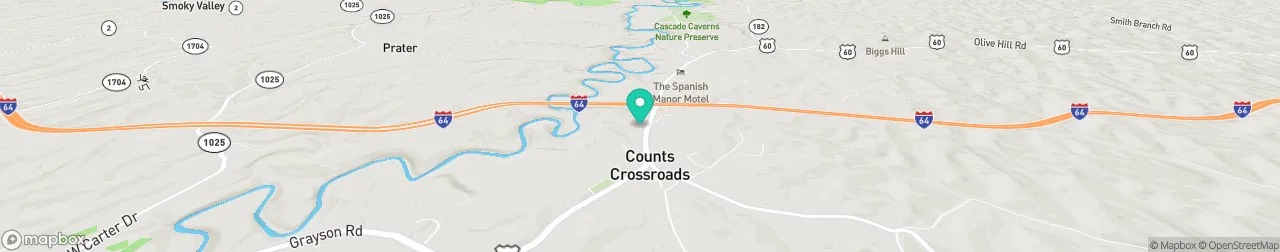 borne de recharge sur la carte