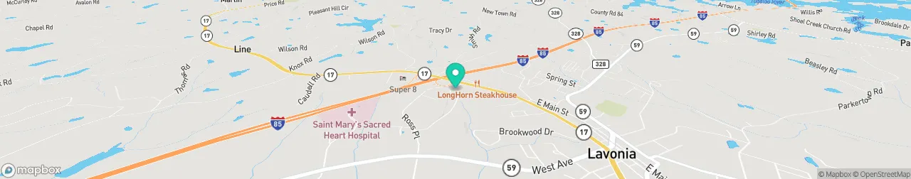 ev charging station on the map