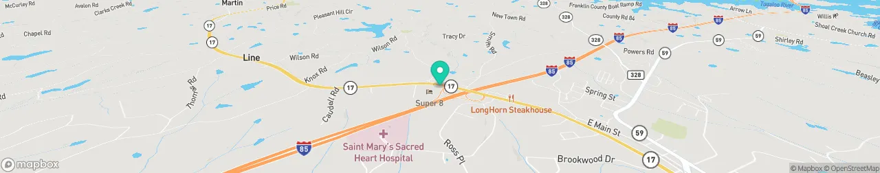 ev charging station on the map