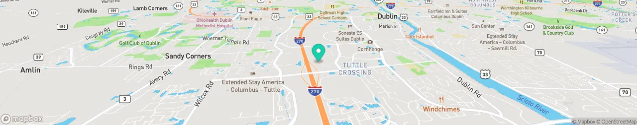 borne de recharge sur la carte