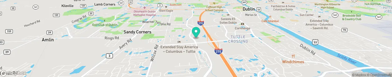 borne de recharge sur la carte