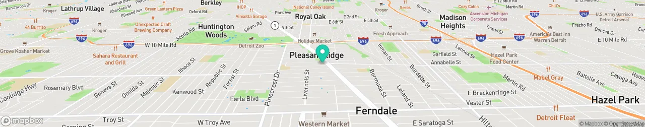 borne de recharge sur la carte