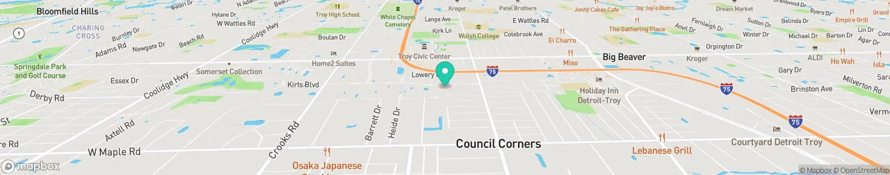 borne de recharge sur la carte