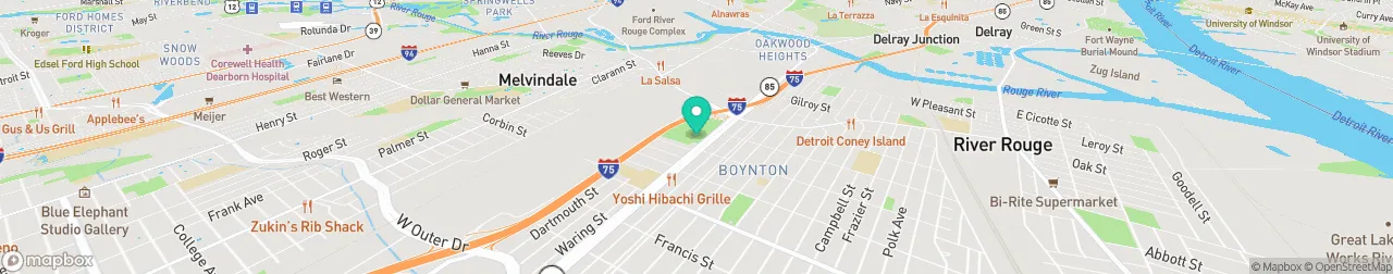 ev charging station on the map