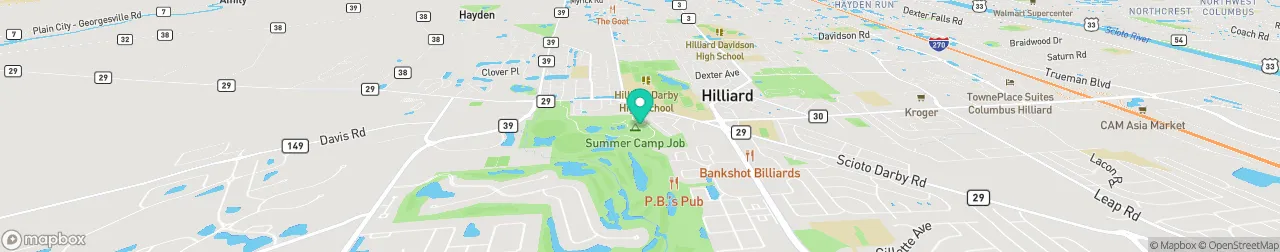 borne de recharge sur la carte