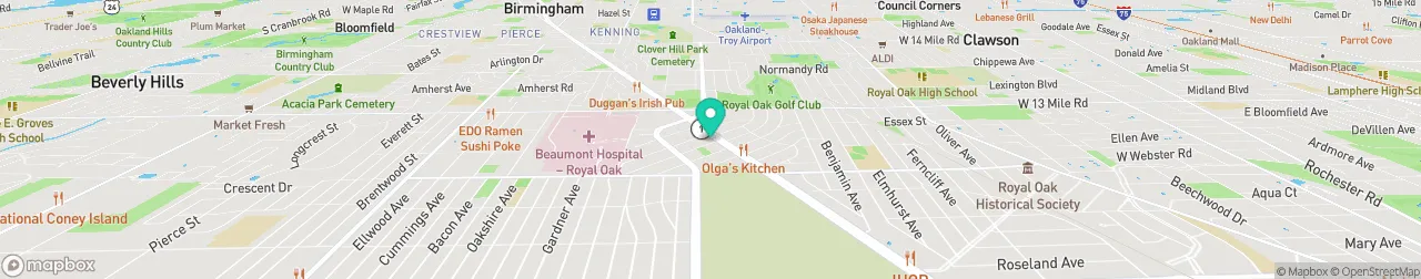 ev charging station on the map