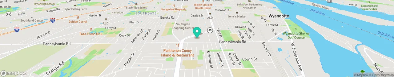 borne de recharge sur la carte