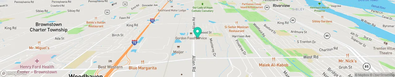 borne de recharge sur la carte