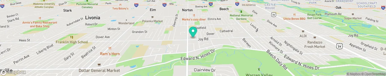 borne de recharge sur la carte