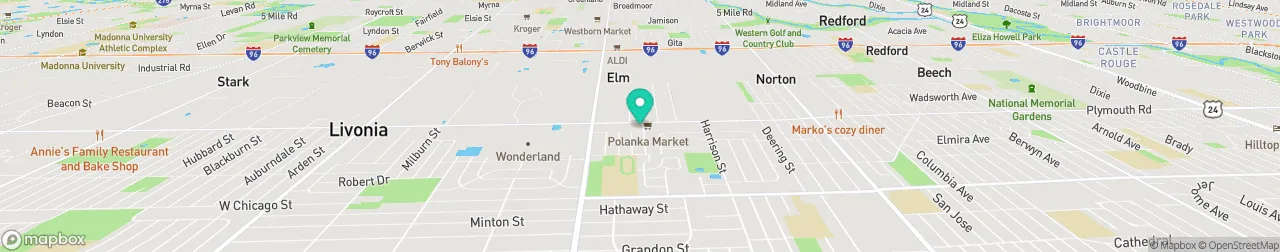 borne de recharge sur la carte