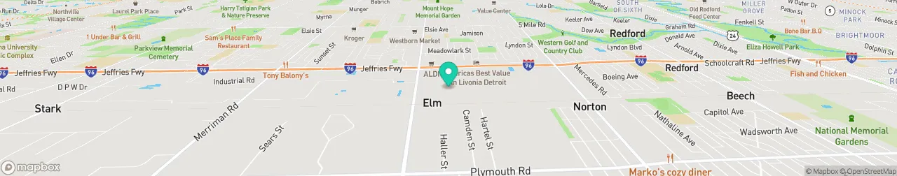 borne de recharge sur la carte