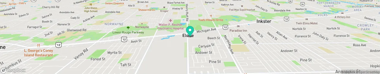 borne de recharge sur la carte