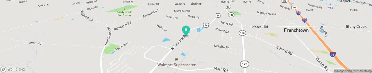 borne de recharge sur la carte