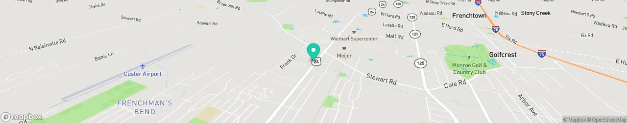 borne de recharge sur la carte