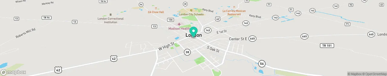 borne de recharge sur la carte